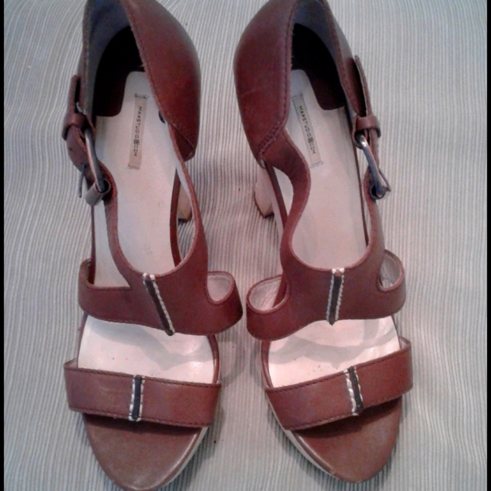 Max Studio Brown Heels - image 1